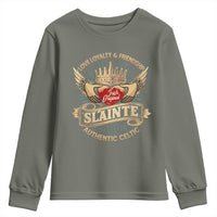 Celtic Claddagh Youth Sweatshirt Love Loyalty Friendship Slainte