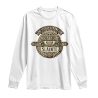Celtic Claddagh Long Sleeve Shirt Slainte Love Loyalty Friendship Vintage