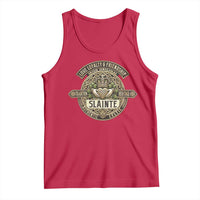 Celtic Claddagh Tank Top Slainte Love Loyalty Friendship Vintage