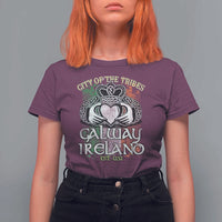 Galway Ireland T Shirt For Women City Of The Tribes Est 1232
