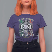 Galway Ireland T Shirt For Women City Of The Tribes Est 1232
