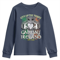 Galway Ireland Youth Sweatshirt City Of The Tribes Est 1232