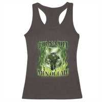 Patriotic Irish Pride Racerback Tank Top Fir Na Dli Men Of Law