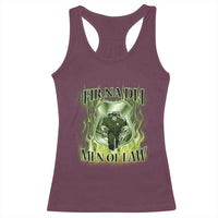 Patriotic Irish Pride Racerback Tank Top Fir Na Dli Men Of Law