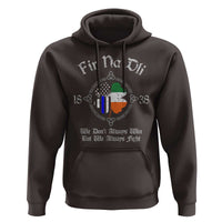 Irish Pride Hoodie Fir Na Dli Men Of Law Shamrock American Irish Flag