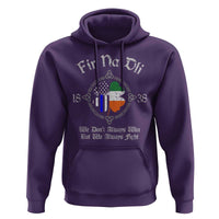 Irish Pride Hoodie Fir Na Dli Men Of Law Shamrock American Irish Flag