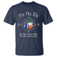 Irish Pride T Shirt Fir Na Dli Men Of Law Shamrock American Irish Flag