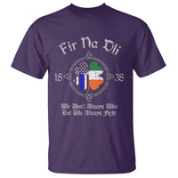 Irish Pride T Shirt Fir Na Dli Men Of Law Shamrock American Irish Flag
