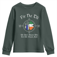 Irish Pride Youth Sweatshirt Fir Na Dli Men Of Law Shamrock American Irish Flag