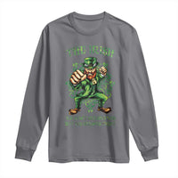 Irish Pride Long Sleeve Shirt We Don't Always Win But We Always Fight Funny Leprechaun
