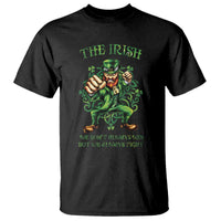 Irish Pride T Shirt We Don't Always Win But We Always Fight Funny Leprechaun