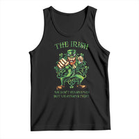 Irish Pride Tank Top We Don't Always Win But We Always Fight Funny Leprechaun