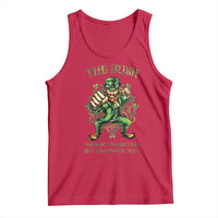 Irish Pride Tank Top We Don't Always Win But We Always Fight Funny Leprechaun