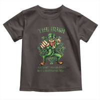 Irish Pride Toddler T Shirt We Don't Always Win But We Always Fight Funny Leprechaun