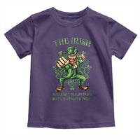 Irish Pride Toddler T Shirt We Don't Always Win But We Always Fight Funny Leprechaun