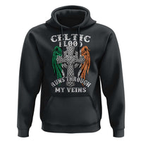 Irish Celtic Pride Hoodie Celtic Blood Runs Through My Veins