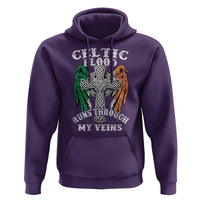 Irish Celtic Pride Hoodie Celtic Blood Runs Through My Veins