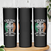 Irish Celtic Pride Skinny Tumbler Celtic Blood Runs Through My Veins