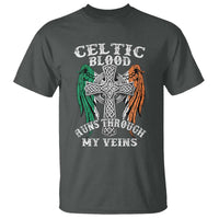 Irish Celtic Pride T Shirt Celtic Blood Runs Through My Veins