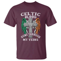 Irish Celtic Pride T Shirt Celtic Blood Runs Through My Veins