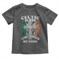 Irish Celtic Pride Toddler T Shirt Celtic Blood Runs Through My Veins