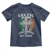 Irish Celtic Pride Toddler T Shirt Celtic Blood Runs Through My Veins