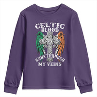 Irish Celtic Pride Youth Sweatshirt Celtic Blood Runs Through My Veins