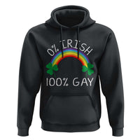 Funny St. Patrick's Day LGBT Hoodie 0 Irish 100 Gay Rainbow Shamrock