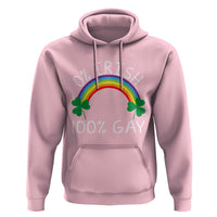 Funny St. Patrick's Day LGBT Hoodie 0 Irish 100 Gay Rainbow Shamrock