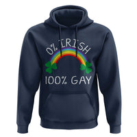 Funny St. Patrick's Day LGBT Hoodie 0 Irish 100 Gay Rainbow Shamrock