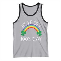 Funny St. Patrick's Day LGBT Tank Top 0 Irish 100 Gay Rainbow Shamrock