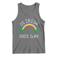 Funny St. Patrick's Day LGBT Tank Top 0 Irish 100 Gay Rainbow Shamrock