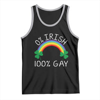 Funny St. Patrick's Day LGBT Tank Top 0 Irish 100 Gay Rainbow Shamrock