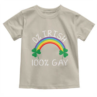 Funny St. Patrick's Day LGBT Toddler T Shirt 0 Irish 100 Gay Rainbow Shamrock