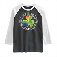 Gayrish Funny St. Patrick's Day LGBT Raglan Shirt