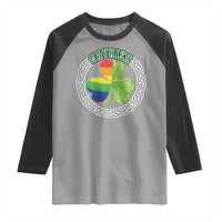Gayrish Funny St. Patrick's Day LGBT Raglan Shirt