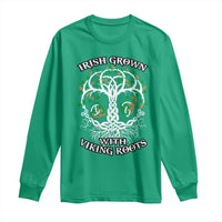 Irish Grown With Viking Roots Long Sleeve Shirt