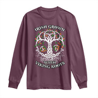 Irish Grown With Viking Roots Long Sleeve Shirt