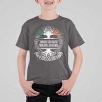 Irish Viking T Shirt For Kid Irish Grown With Viking Roots