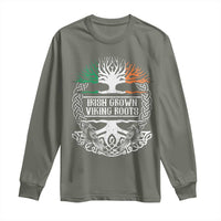 Irish Viking Long Sleeve Shirt Irish Grown With Viking Roots