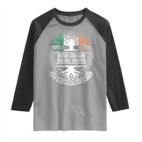 Irish Viking Raglan Shirt Irish Grown With Viking Roots