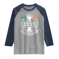 Irish Viking Raglan Shirt Irish Grown With Viking Roots