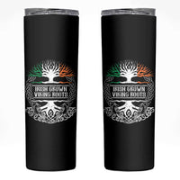 Irish Viking Skinny Tumbler Irish Grown With Viking Roots