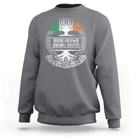 Irish Viking Sweatshirt Irish Grown With Viking Roots