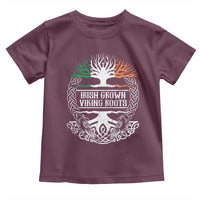 Irish Viking Toddler T Shirt Irish Grown With Viking Roots