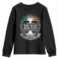 Irish Viking Youth Sweatshirt Irish Grown With Viking Roots