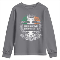 Irish Viking Youth Sweatshirt Irish Grown With Viking Roots