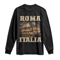 Roma Italia Colosseum Long Sleeve Shirt Vintage Italy Rome