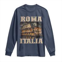 Roma Italia Colosseum Long Sleeve Shirt Vintage Italy Rome
