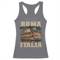 Roma Italia Colosseum Racerback Tank Top Vintage Italy Rome